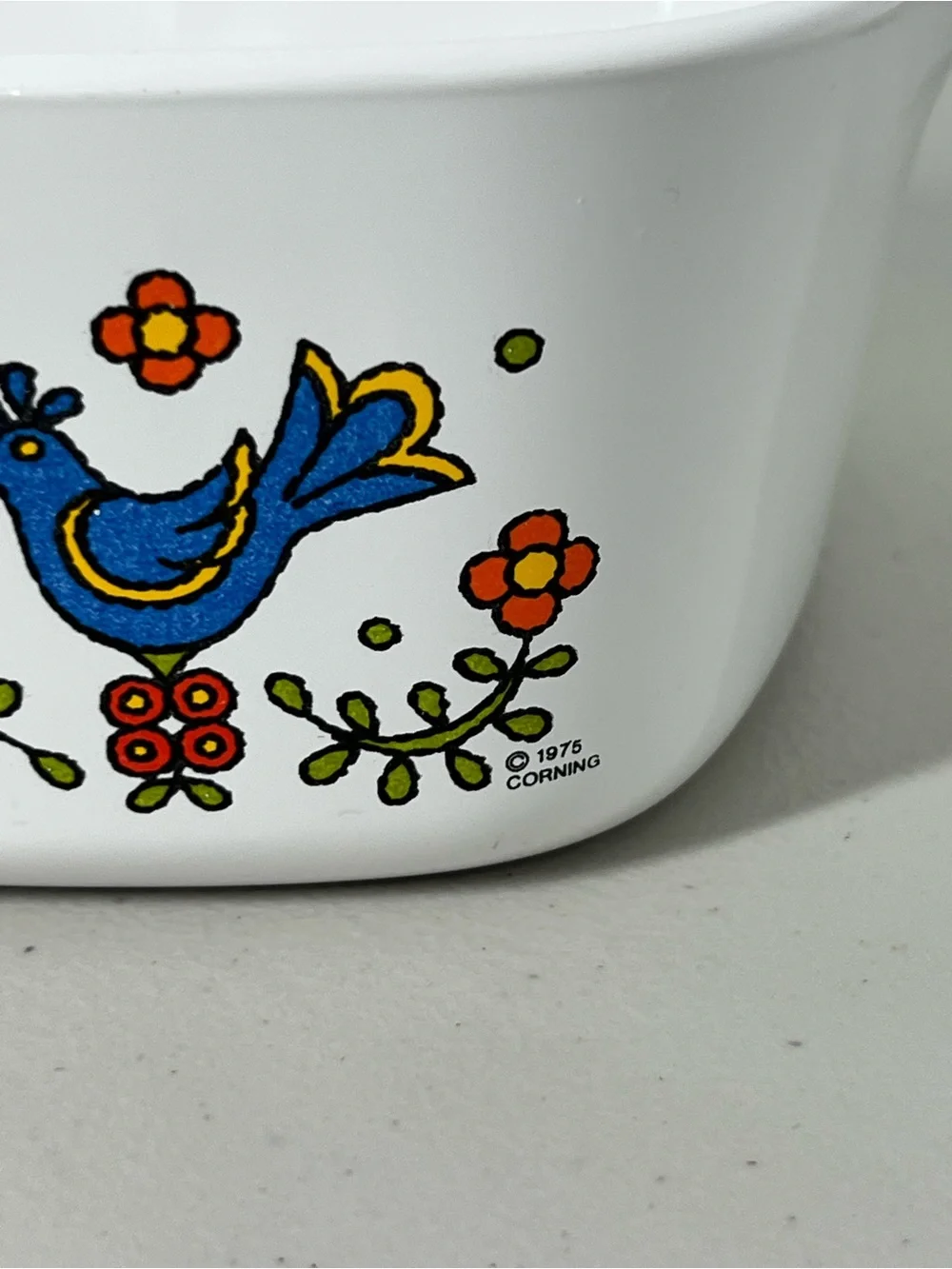 Vintage CorningWare Country Festival 1 1/2 Quart Casserole Dish